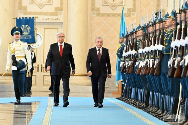 Состоялась церемония официальной встречи Президента Узбекистана