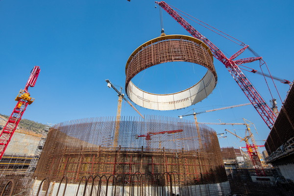 На блоке №3 АЭС «Аккую» завершился очередной этап монтажа защитной оболочки