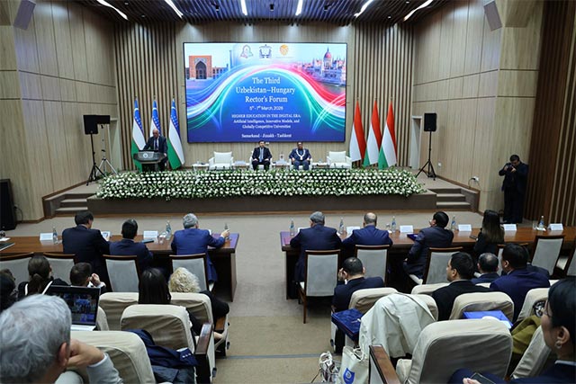 Uzbekistan and Hungary Discuss Expanding Cooperation in Education and Science in Samarkand