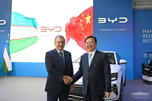 Узбекистан и BYD подписали соглашение о сотрудничестве в рамках инициативы «Зеленый транспорт»