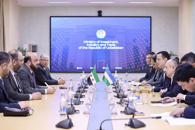 Узбекистан и Сирия обсуждают расширение торговли и инвестиционного сотрудничества