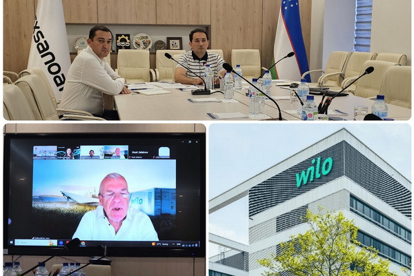 UzElTechSanat Association and Wilo Group discuss joint project implementation