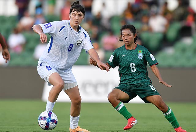 Uzbekistan Women’s Football Team Defeats Bangladesh, Advances to Asian Cup Quarterfinals