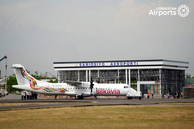 Sariosiyo Airport welcomes first technical flight