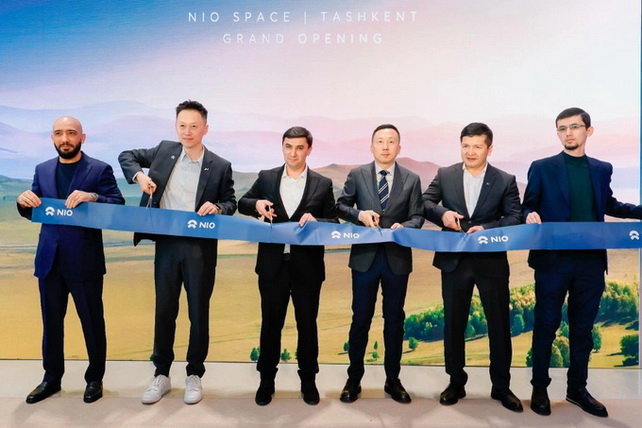 Китайский производитель электромобилей NIO открыл первый шоурум в Узбекистане