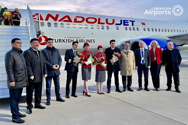 AnadoluJet connects Ankara and Tashkent with direct flights