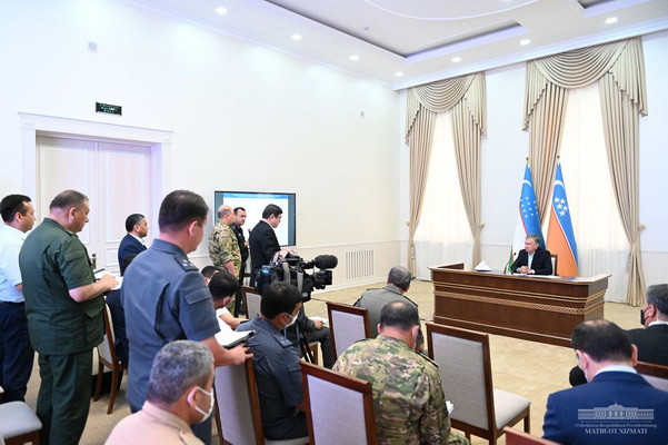 Президент Шавкат Мирзиёев пребывает в городе Нукусе Республики Каракалпакстан