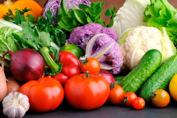 How many vegetables are grown in Uzbekistan?