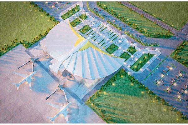 Terminal for new airport in Tashkent to be built by companies of the Swiss Mabetex Group