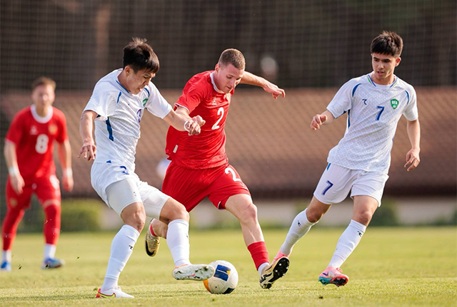 Сборная Узбекистана U-23 уступила России в товарищеском матче