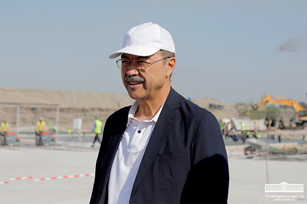 Prime Minister of Uzbekistan visits hydropower cascade construction site on Naryn river