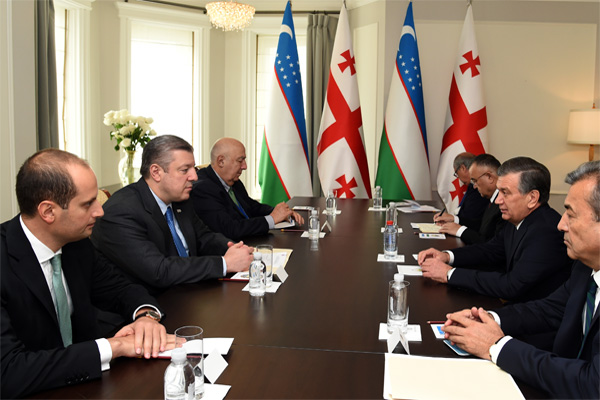 Президент Узбекистана принял Премьер-министра Грузии