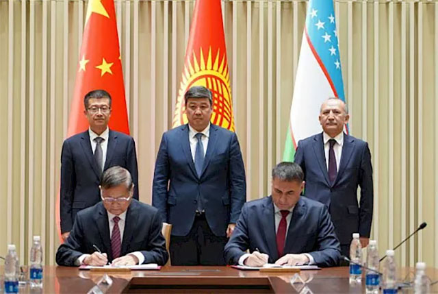 Investment agreement signed for the construction of the "China–Kyrgyzstan–Uzbekistan" railway
