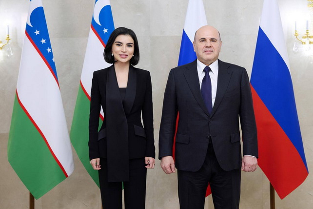 Saida Mirziyoyeva Rossiya bosh vaziri Mixail Mishustin bilan O‘zbekiston va Rossiya hamkorligining asosiy yo‘nalishlarini muhokama qildi