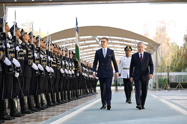 В Куксарое прошла церемония встречи президента Финляндии