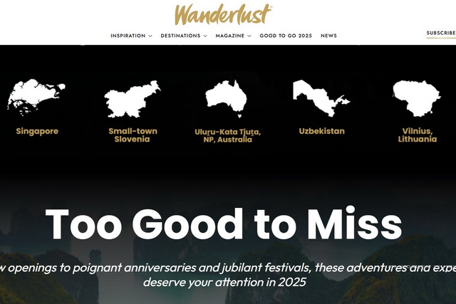 Uzbekistan listed among the Best Travel Destinations for 2025 by Wanderlust
