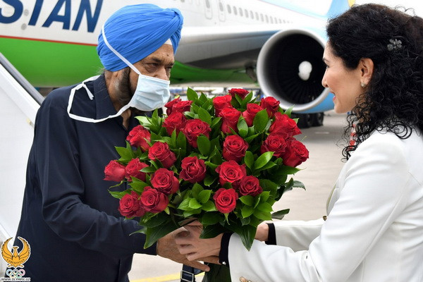 Действующий глава Олимпийского совета Азии Раджа Рандхир Сингх с деловым визитом находится в Ташкенте