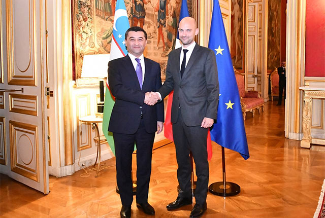Uzbek Foreign Minister Holds Talks with France’s Minister for Europe and Foreign Affairs in Paris