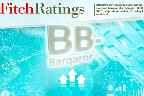 Fitch Affirms Uzagrosugurta at ‘BB-’; Outlook Stable