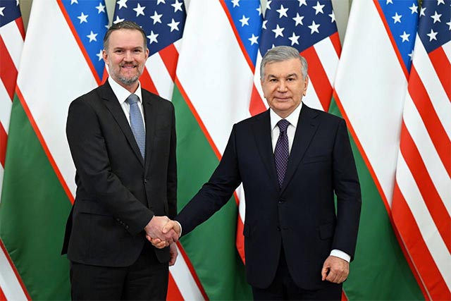 Shavkat Mirziyoyev Discusses the Development of Uzbek-American Economic Relations with U.S. Trade Representative Jamieson Greer