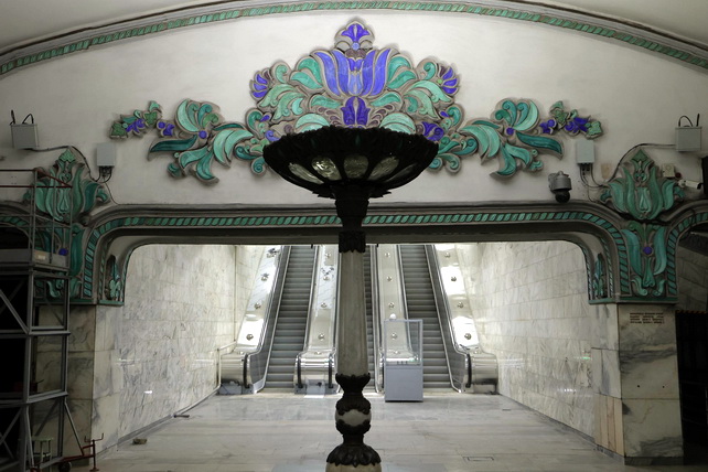 В Ташкентском метро завершена установка новых эскалаторов на станции «Хамид Алимджан»