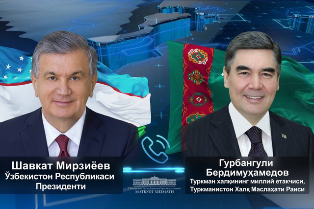 Leaders of Uzbekistan and Turkmenistan discuss key bilateral cooperation issues