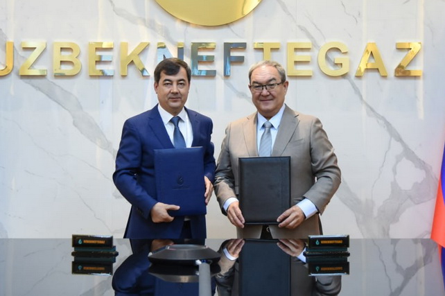 Uzbekneftegaz and Burintex sign cooperation roadmap