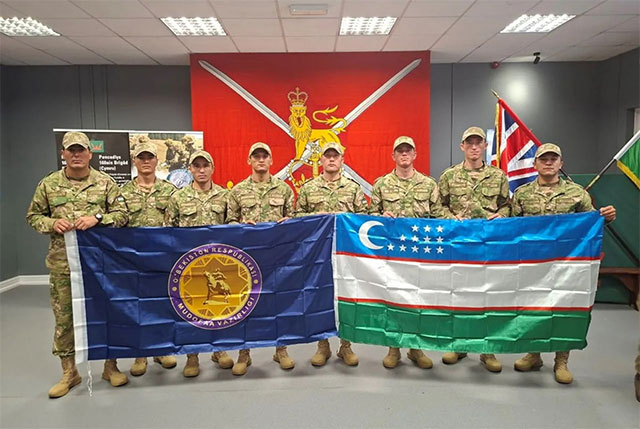 Uzbekistan Team Wins Prize at Cambria Patrol International Exercises in Wales