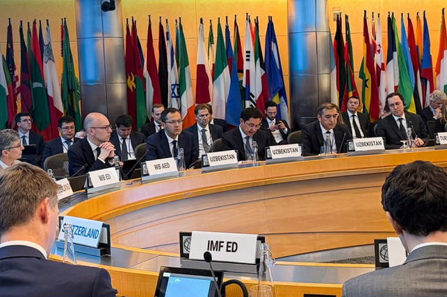 Uzbekistan Discusses Economy at World Bank Meeting