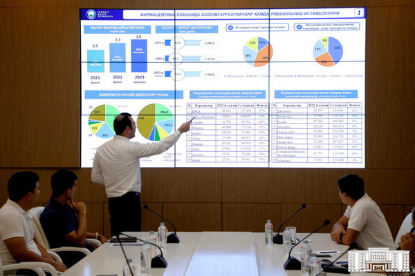 The prospect of the pharmaceutical sector in Tashkent was discussed