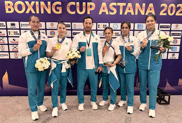 Boks bo‘yicha O‘zbekiston ayollar terma jamoasi Ostonadagi WBO kubogi bosqichida beshta medalni qo‘lga kiritdi