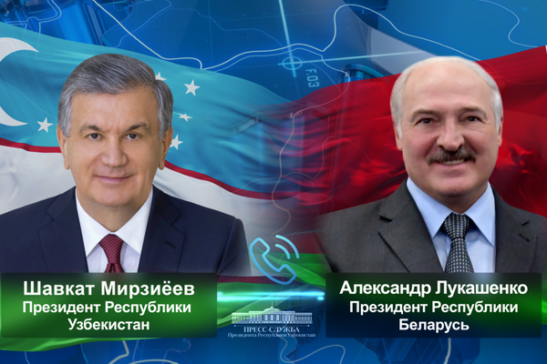 Президенты Узбекистана и Беларуси обсудили вопросы расширения практического сотрудничества