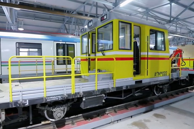Ташкентский метрополитен пополнил парк современными АГМ-дрезинами для обслуживания тоннеле