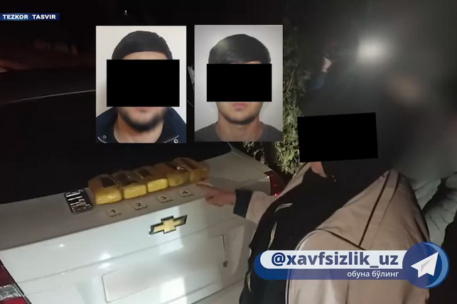About 8 kg of Narcotics Seized from a Drug Dealer’s Family In Tashkent