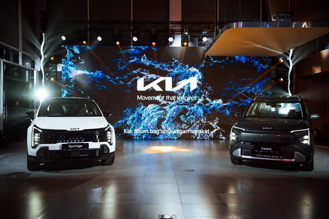 Kia представила в Узбекистане обновлённые модели Sportage и Carens