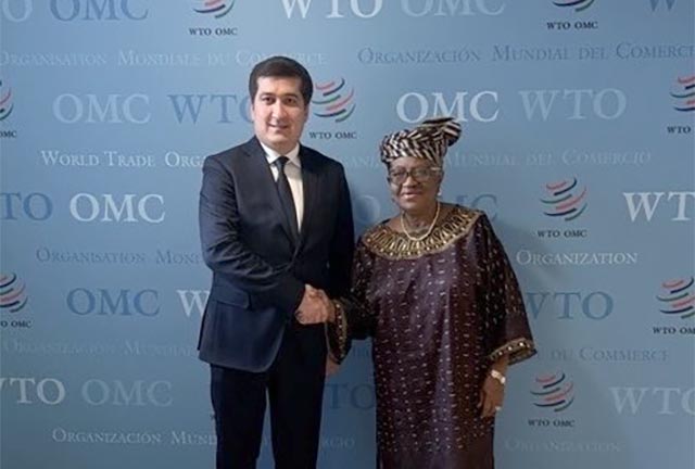Азизбек Урунов обсудил с главой ВТО прогресс присоединения Узбекистана к организации