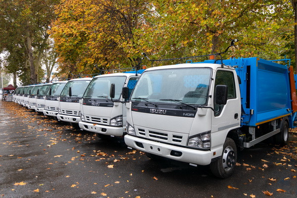 Another 30 modern garbage trucks are being prepared for shipment to the regions of Uzbekistan
