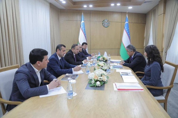 A meeting takes place with the Secretary General of the organization TURKSOY