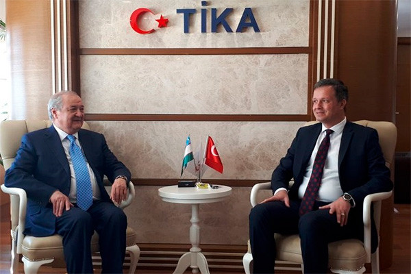 Глава МИД Узбекистана провел встречу с председателем TIKA