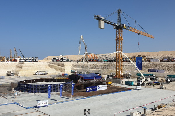 В Египте начался основной этап сооружения второго энергоблока АЭС «Эль-Дабаа»