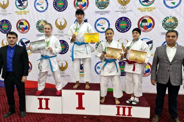 Джизакская область впервые завоевала золотую медаль на чемпионате страны по каратэ WKF