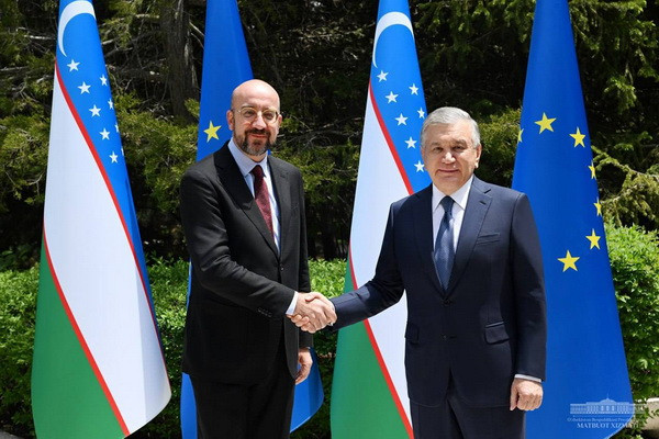 Shavkat Mirziyoyev holds talks with the President of the European Council