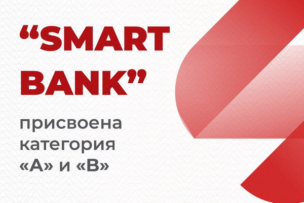 Smart Bank was assigned "A" and "B" categories