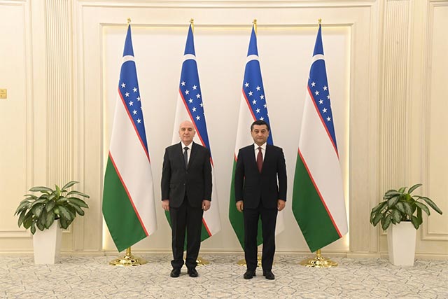 Bakhtiyor Saidov Receives Credentials from New Armenian Ambassador to Uzbekistan
