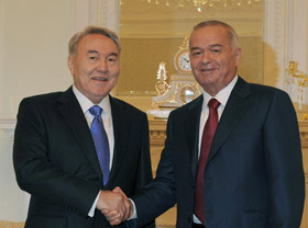Uzbek, Kazakh presidents hold talks in Tashkent