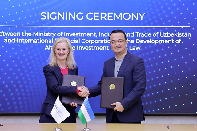 Uzbekistan and IFC sign cooperation agreement to boost alternative investments