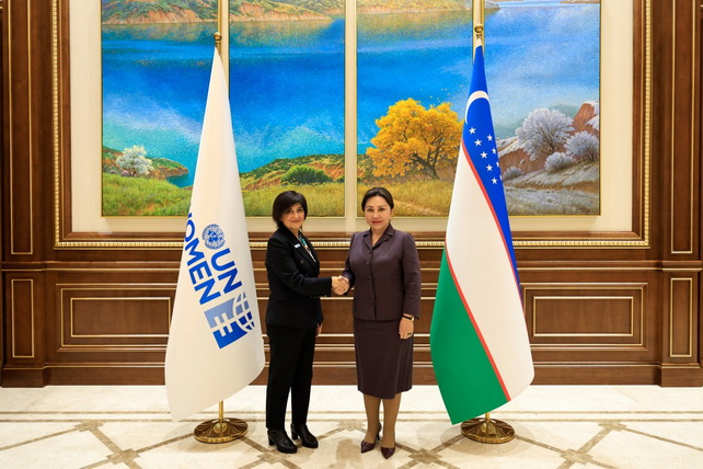Chairperson of the Uzbek Senate Discusses Gender Equality Promotion with UN Women