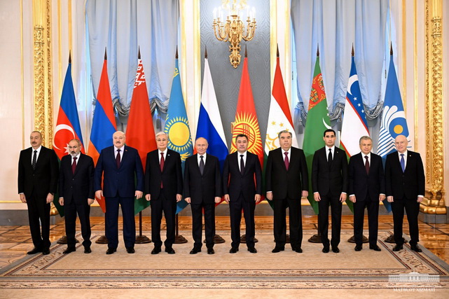 Shavkat Mirziyoyev participates in the regular meeting of the CIS Heads of States Council