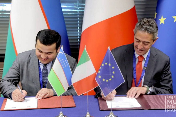 Ministry of Agriculture of Uzbekistan sign a number of important documents at a business forum in Italy