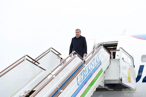 Президент Узбекистана прибыл в Самарканд